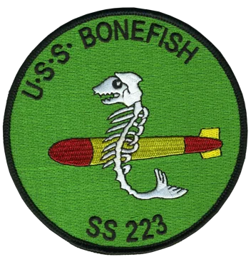 USS Bonefish patch